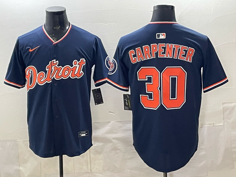 Men Detroit Tigers #30 Carpenter black Nike 2026 MLB Jersey 0402002